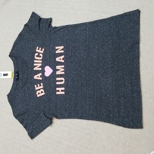 MODERN CANVAS Tee Medium Be a nice human